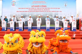 Thành phố Bến Tre thuộc tỉnh Bến Tre được công nhận về đích xây dựng nông thôn mới năm 2020. (Ảnh: Phúc Hậu/TTXVN)