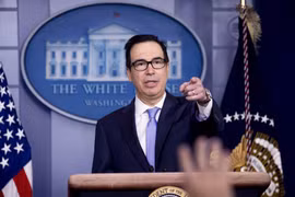 Bộ trưởng Tài chính Mỹ Steven Mnuchin. (Nguồn: Bloomberg)