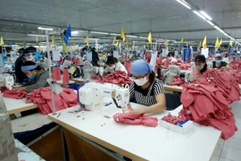 Ngành dệt may các nước CLMV bị tác động mạnh bởi dịch COVID-19. (Ảnh: Phạm Kiên/TTXVN)