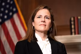 Bà Amy Coney Barrett được để cử làm Thẩm phán Tòa án Tối cao. (Ảnh: THX/TTXVN)