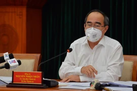 Bí thư Thành ủy Thành phố Hồ Chí Minh Nguyễn Thiện Nhân. (Ảnh: TTXVN phát)