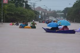 Miền Trung Lào hứng chịu đợt ngập lụt nghiêm trọng nhất trong 42 năm