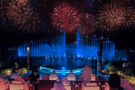 Đài phun nước Palm Fountain tại Dubai. (Nguồn: wam.ae)