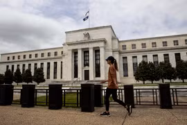 Trụ sở Cục dự trữ liên bang Mỹ (Fed) tại Washington D.C., ngày 21/5/2020. (Ảnh: THX/TTXVN)