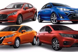 Sự “nở rộ” về số lượng, mẫu mã đã khiến cuộc đua tranh ở phân khúc sedan hạng B ngày càng khốc liệt hơn. (Ảnh nguồn: paultan.org)