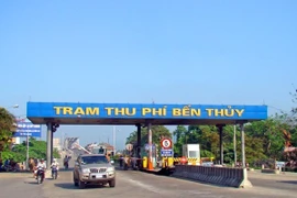 Trạm thu phí cầu Bến Thủy. (Ảnh: Cienco 4)