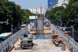 Hơn 7.667 tỷ đồng triển khai gói thầu đường sắt đô thị Nhổn-Ga Hà Nội