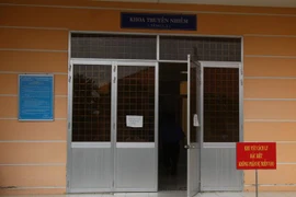 Khu vực cách ly bệnh nhân COVID-19 tại Bệnh viện Đa khoa Sa Đéc, tỉnh Đồng Tháp. (Ảnh: Chương Đài/TTXVN)