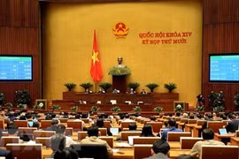 Một phiên họp của Kỳ họp thứ 10, Quốc hội khóa XIV. (Ảnh: Doãn Tấn/TTXVN)