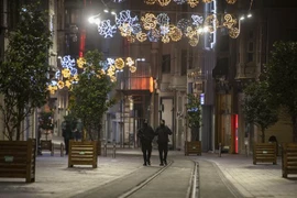 Đường phố tại Istanbul, Thổ Nhĩ Kỳ. (Ảnh: THX/ TTXVN)