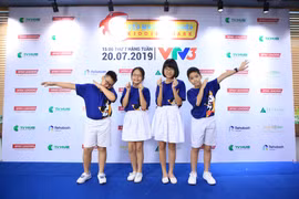 Các em học sinh tham gia vòng sơ tuyển của chương trình. (Ảnh: PV/Vietnam+)