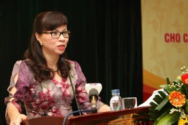 Vụ trưởng Vụ Giáo dục Đại học Nguyễn Thị Kim Phụng. (Ảnh: Thanh Tùng/Vietnam+)
