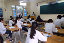 Thí sinh dự thi Trung học phổ thông quốc gia năm 2019. (Ảnh: Phạm Mai/Vietnam+)