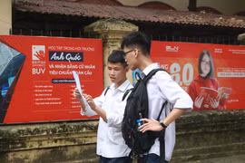 Thí sinh dự thi trung học phổ thông quốc gia 2019. (Ảnh: Nguyễn Hoàng/Vietnam+)