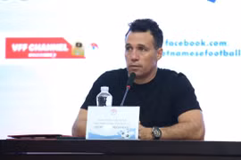Tân huấn luyện viên đội tuyển futsal Việt , ông Diego Raul Giustozzi. (Ảnh: CTV/Vietnam+) 