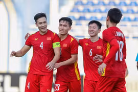 Hình ảnh U23 Việt Nam đánh bại Malaysia, vào tứ kết U23 châu Á 2022