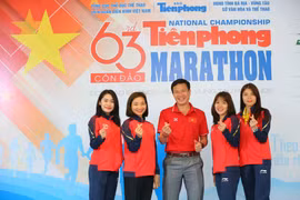 Tiền Phong Marathon 2022 dự kiến diễn ra vào ngày 27/3. (Ảnh: CTV/Vietnam+) 