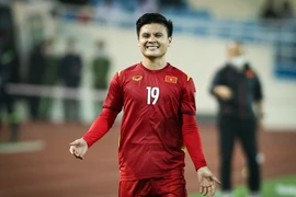 Quang Hải có thể trở về Việt Nam thi đấu AFF Cup 2022 vào phút chót. (Ảnh: PV/Vietnam+) 