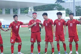 U19 Việt Nam thắng đậm 4-0 trước U19 Brunei với hai bàn thắng ở mỗi hiệp đấu. (Ảnh: VFF) 