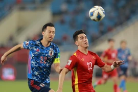 Đội tuyển Nhật Bản thắng 1-0 và hòa 1-1 với Việt Nam sau hai lượt trận tại vòng loại thứ ba World Cup 2022. (Ảnh: PV/Vietnam+) 