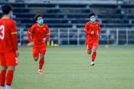 U23 tập luyện chỉ với 10 cầu thủ trước trận bán kết gặp Timor Leste