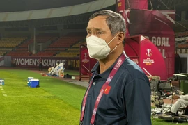 Huấn luyện viên Mai Đức Chung tự hào về các cầu thủ nữ của đội tuyển Việt Nam. (Ảnh: VFF) 