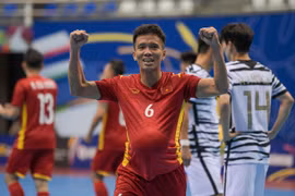 Đội tuyển futsal Việt Nam hướng đến tấm vé vào vòng tứ kết tại Vòng chung kết futsal châu Á 2022. (Ảnh: VFF) 