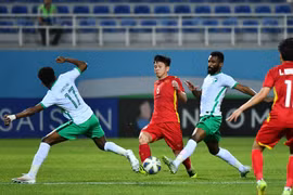 U23 Việt Nam thất bại trước đối thủ mạnh ở tứ kết U23 châu Á 2022. (Ảnh: VFF) 