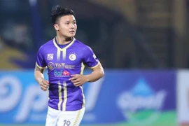 Quang Hải sẽ ra nước ngoài thi đấu sau khi hết hợp đồng với Hà Nội FC vào ngày 12/4.(Ảnh: PV/Vietnam+)