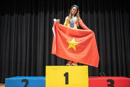 Vũ Phương Thanh, sinh năm 1990, được nhiều bạn bè gọi là 'siêu nhân.' (Ảnh: Swiss Ultra 2022) 