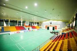 Cận cảnh nhà thi đấu Đan Phượng gấp rút chuẩn bị cho SEA Games 31