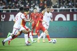 Đội tuyển Việt Nam hướng đến mục tiêu vô địch AFF Cup 2022. (Ảnh: PV/Vietnam+) 