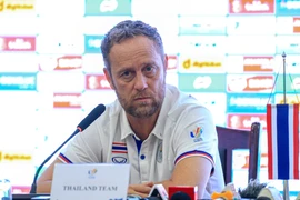 Huấn luyện viên U23 Thái Lan, ông Polking. (Ảnh: PV/Vietnam+) 