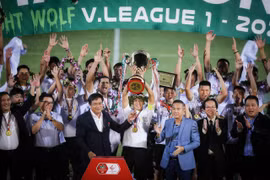 Khoảnh khắc nhà vô địch Hà Nội FC đăng quang tại V-League 2022