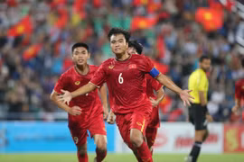 U17 Việt Nam thắng U17 Thái Lan với lứa cầu thủ cũng vừa thắng đối phương ở giải U16 Đông Nam Á 2022. (Ảnh: PV/Vietnam+) 