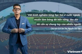 Tân Chủ tịch câu lạc bộ Cần Thơ, ông Nguyễn Đắc Văn. 