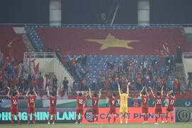 Trận đấu Việt Nam-Trung Quốc sẽ diễn ra vào ngày mùng 1 Tết Nguyên đán Nhâm Dần tại sân Mỹ Đình. (Ảnh: PV/Vietnam+) 
