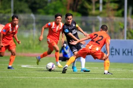 Vòng chung kết giải bóng đá 7 người toàn quốc 2022 diễn ra từ 23 đến 25/9 tại Hà Nội. (Ảnh: CTV/Vietnam+) 