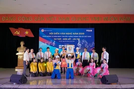  Hội diễn văn nghệ năm 2019 chào mừng 74 năm truyền thống của Thông tấn xã Việt Nam. (Ảnh: Minh Hiếu/Vietnam+)