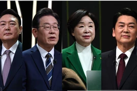 Các ứng cử viên Tổng thống Hàn Quốc tranh luận về chủ đề chính trị