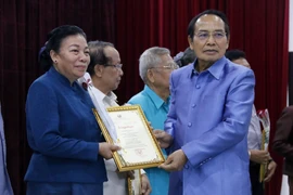 Trao giải các tác phẩm văn học về quan hệ đặc biệt Việt Nam-Lào