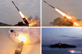Triều Tiên thực hiện vụ phóng mới từ các hệ thống rocket phóng loạt