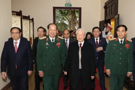 [Photo] Tổng Bí thư dự khai mạc Đại hội Hội Cựu chiến binh Việt Nam