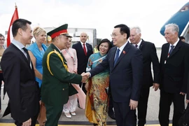 Hình ảnh Chủ tịch Quốc hội Vương Đình Huệ thăm chính thức Hungary