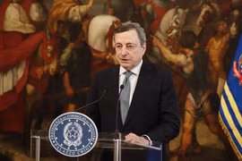 Thủ tướng Italy Mario Draghi thông báo từ chức, Tổng thống bác đơn