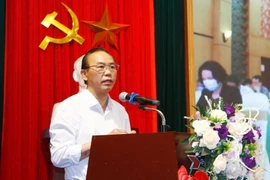 Thứ trưởng Bộ Nông nghiệp và Phát triển Nông thôn Phùng Đức Tiến. (Ảnh: Hoa Mai/TTXVN)