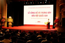 Thành phố Hải Phòng công bố và trưng bày các Bảo vật Quốc gia 