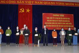 Thường trực Ban Bí thư Võ Văn Thưởng thăm và chúc Tết tại Quảng Ngãi