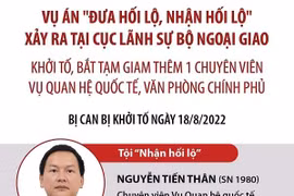 Vụ án tại Cục Lãnh sự: Khởi tố thêm 1 chuyên viên Văn phòng Chính phủ