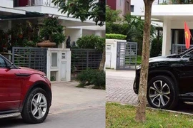 Người dân tại khu đô thị Gamuda hoang mang khi nhiều xe ôtô bị bẻ trộm hết gương hậu. (Ảnh: PV/Vietnam+)